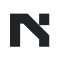 Modern black letter N logo representing a tech finance brand
